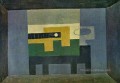 Guitare et cruche sur une table 1918 Cubisme